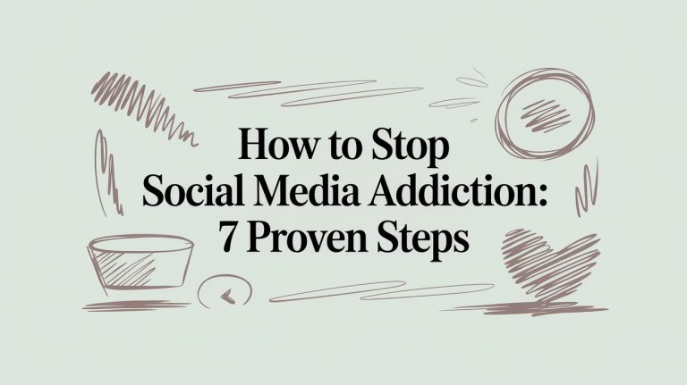 How to Stop Social Media Addiction