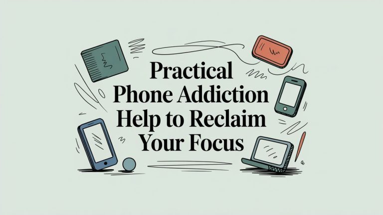 Practical Phone Addiction Help to Reclaim Your Focus