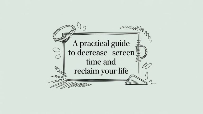 A Practical Guide to Decrease Screen Time and Reclaim Your Life
