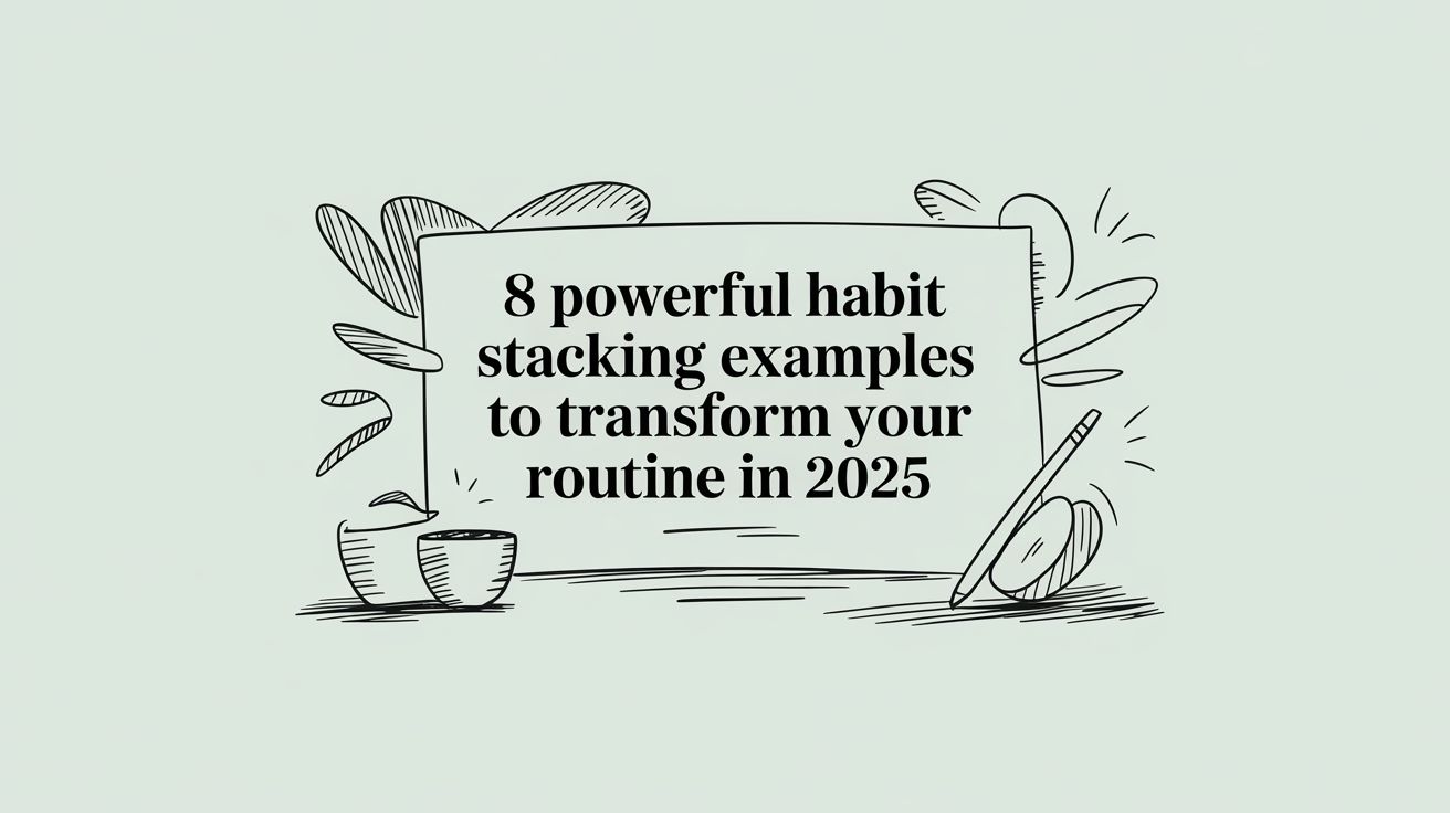 8 Powerful Habit Stacking Examples to Transform Your Routine in 2026