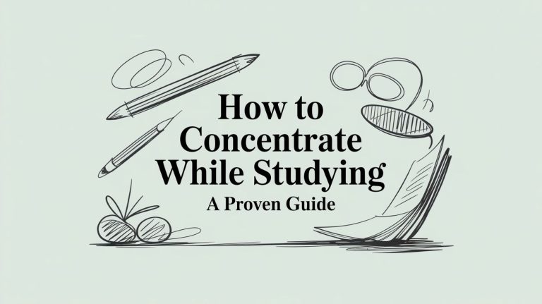 How to Concentrate While Studying: A Proven Guide