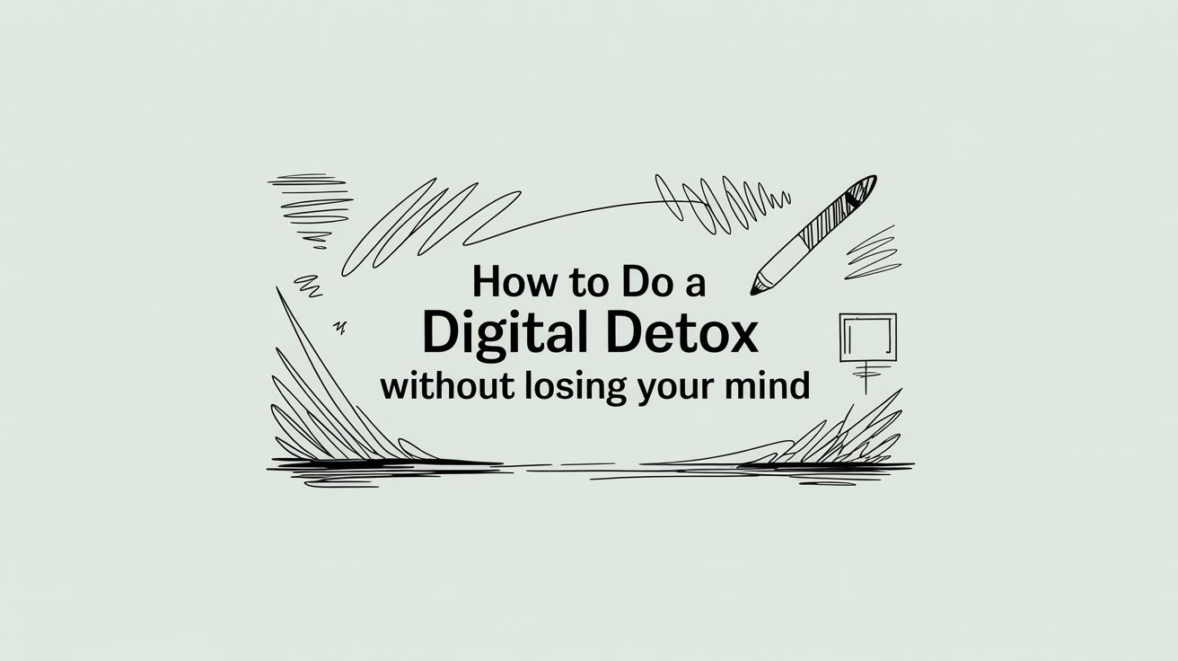 How to Do a Digital Detox Without Losing Your Mind