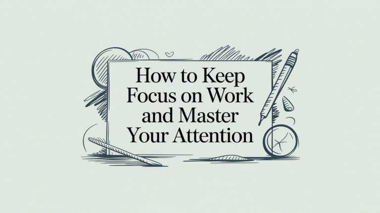 How to Keep Focus on Work and Master Your Attention