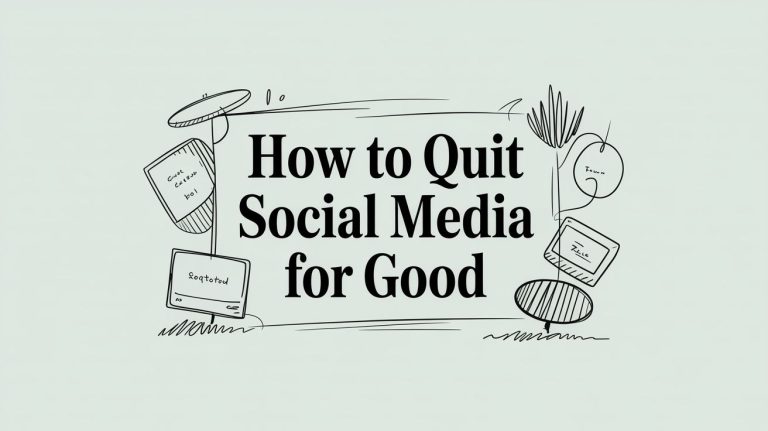 How to Quit Social Media for Good: An Actionable Guide