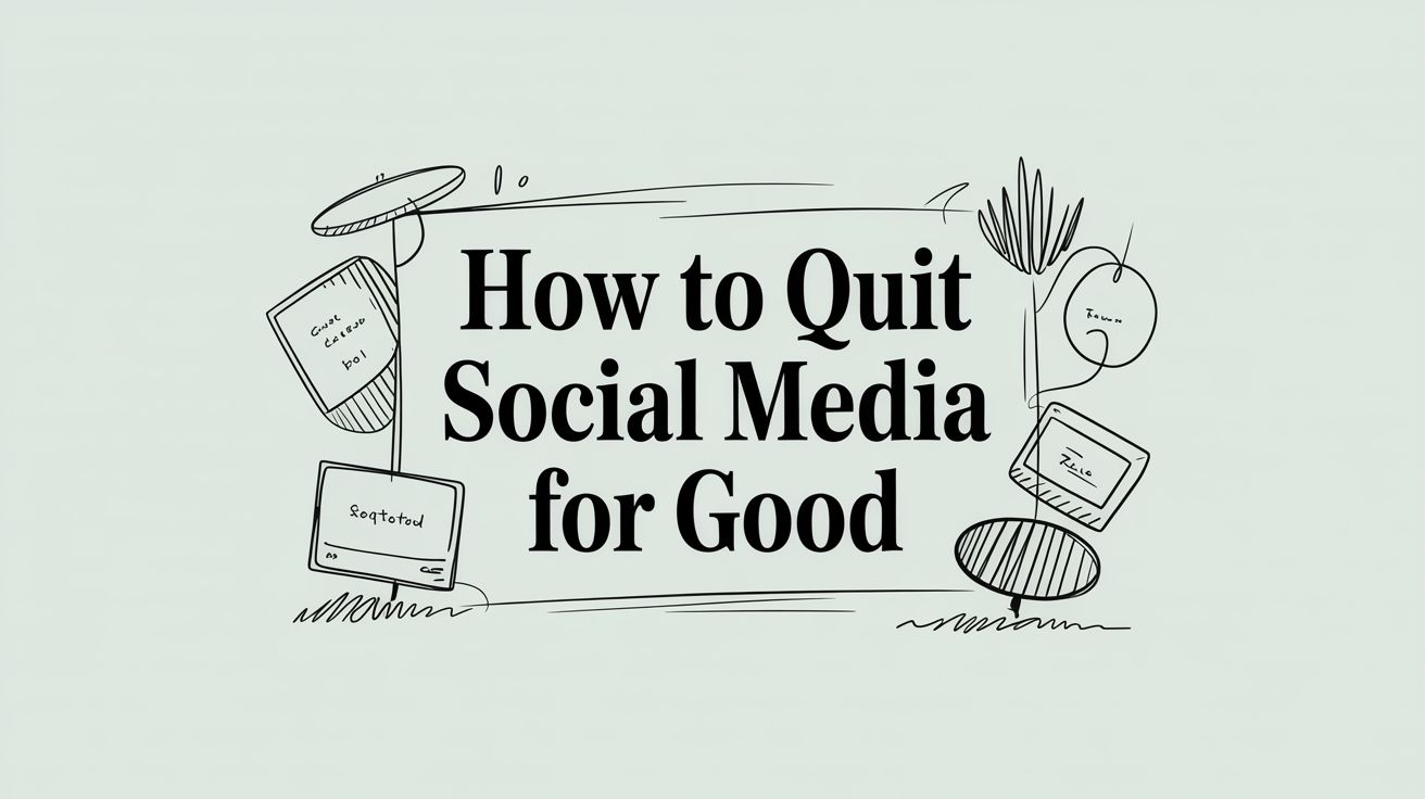 How to Quit Social Media for Good: An Actionable Guide